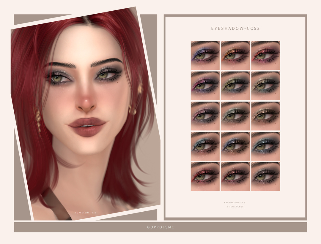 Eyeshadow CC 52 Sims 4