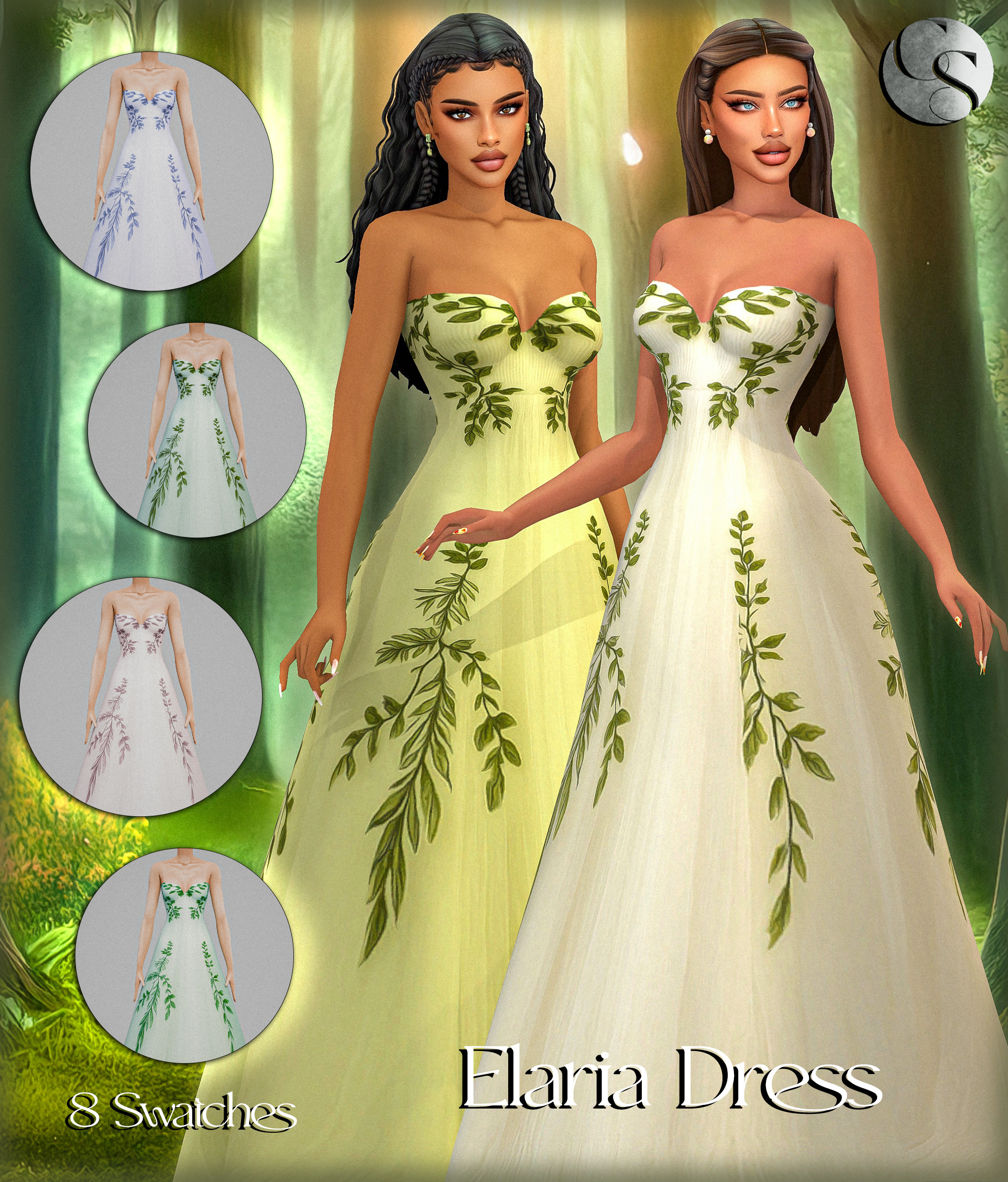 Коллекция платьев Petals Thorns Collection Sims 4
