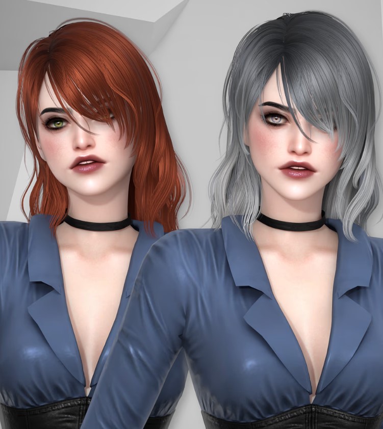 Прическа Torrent Sims 4