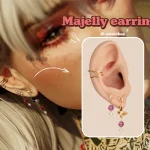 Пирсинг Majelly Earrings Sims 4 Пирсинг Majelly Earrings Sims 4