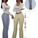 Женские штаны Comfy Sweats Sims 4 Женские штаны Comfy Sweats Sims 4