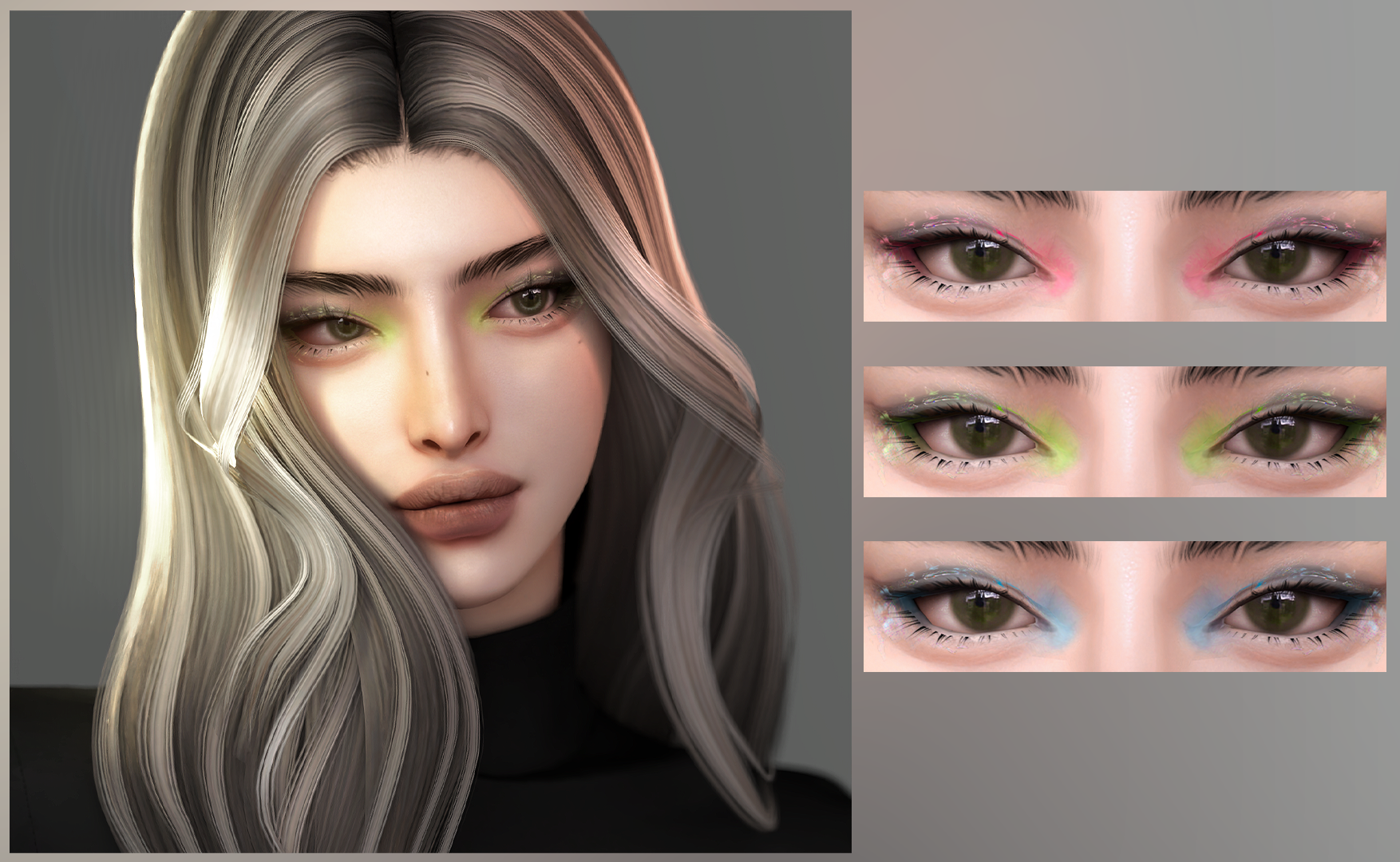 Тени для век Eyeshadow L4 Sims 4