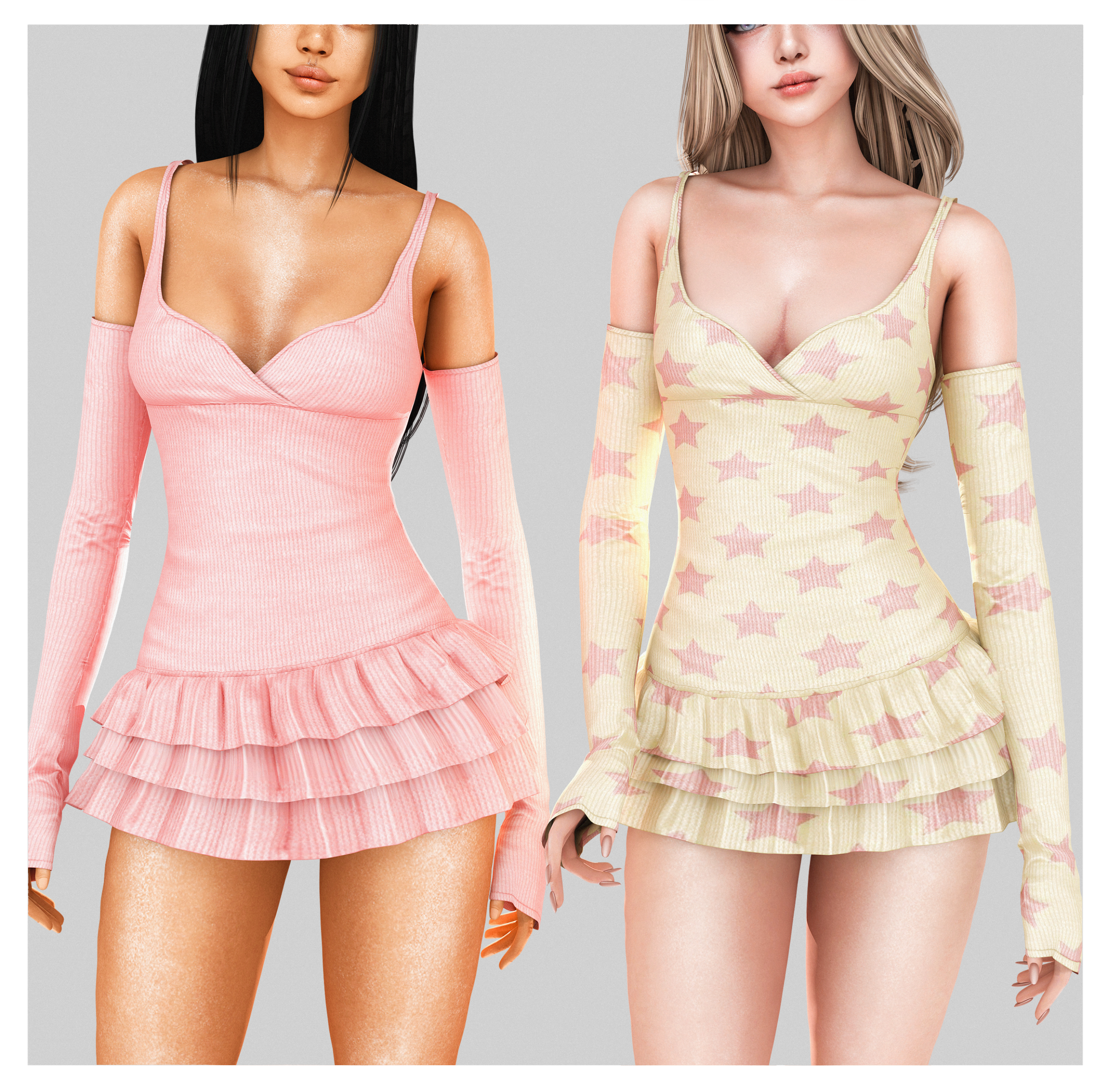 Платье Cotton Dress Sims 4