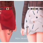 Юбка RITA SKIRT Sims 4 Юбка RITA SKIRT Sims 4