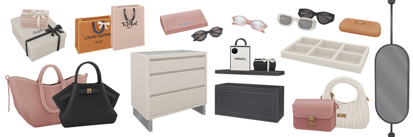 Сет для бутика Fusion - Part 5 EA Sims 4