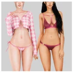 Мини-сет для сна Mini SleepWear Set Sims 4