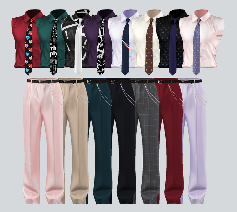 Комплект одежды Basic set 30 Sims 4