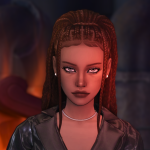 Женская прическа Talia Hair Sims 4