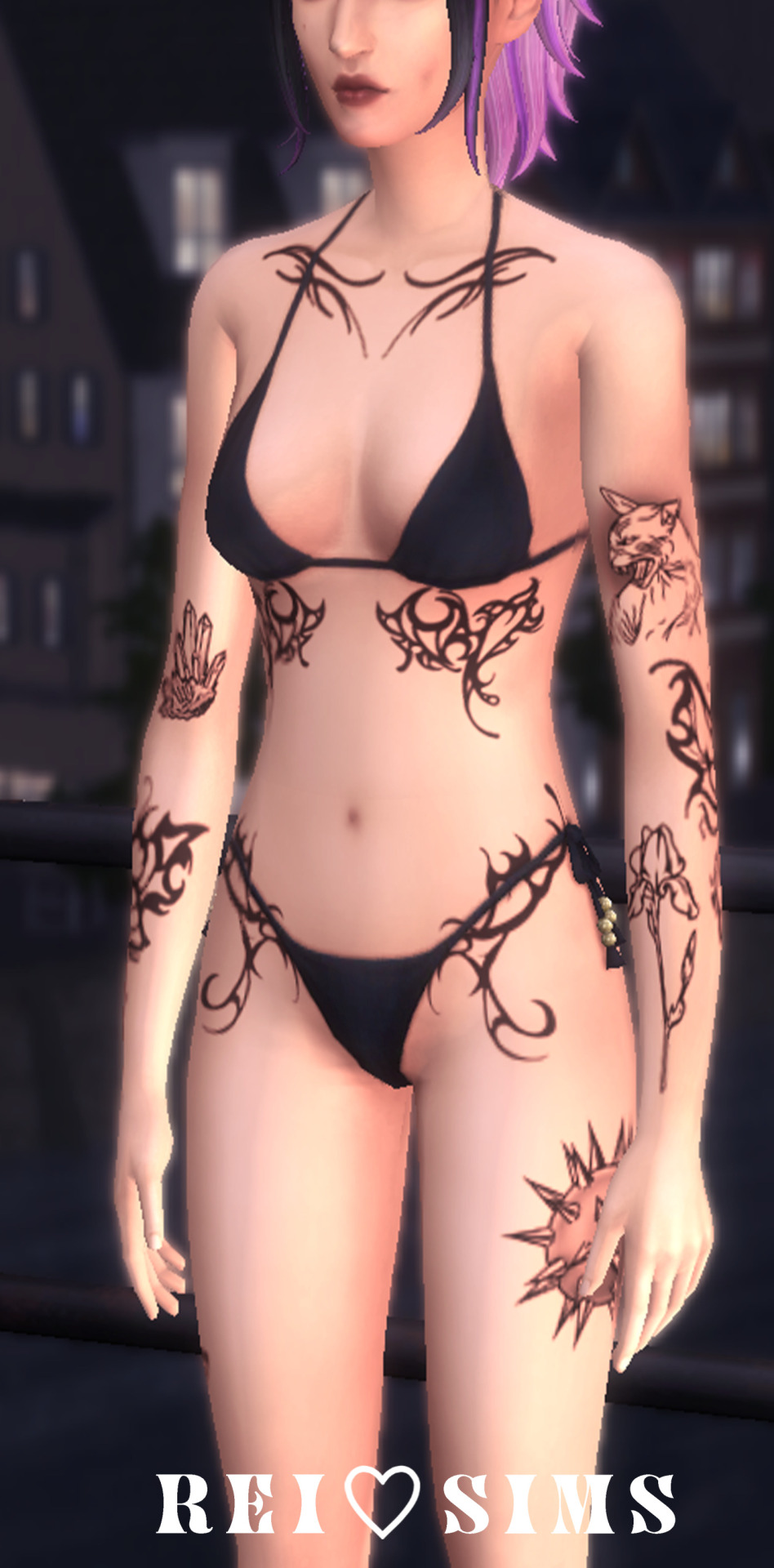 Тату сет ulrike Sims 4