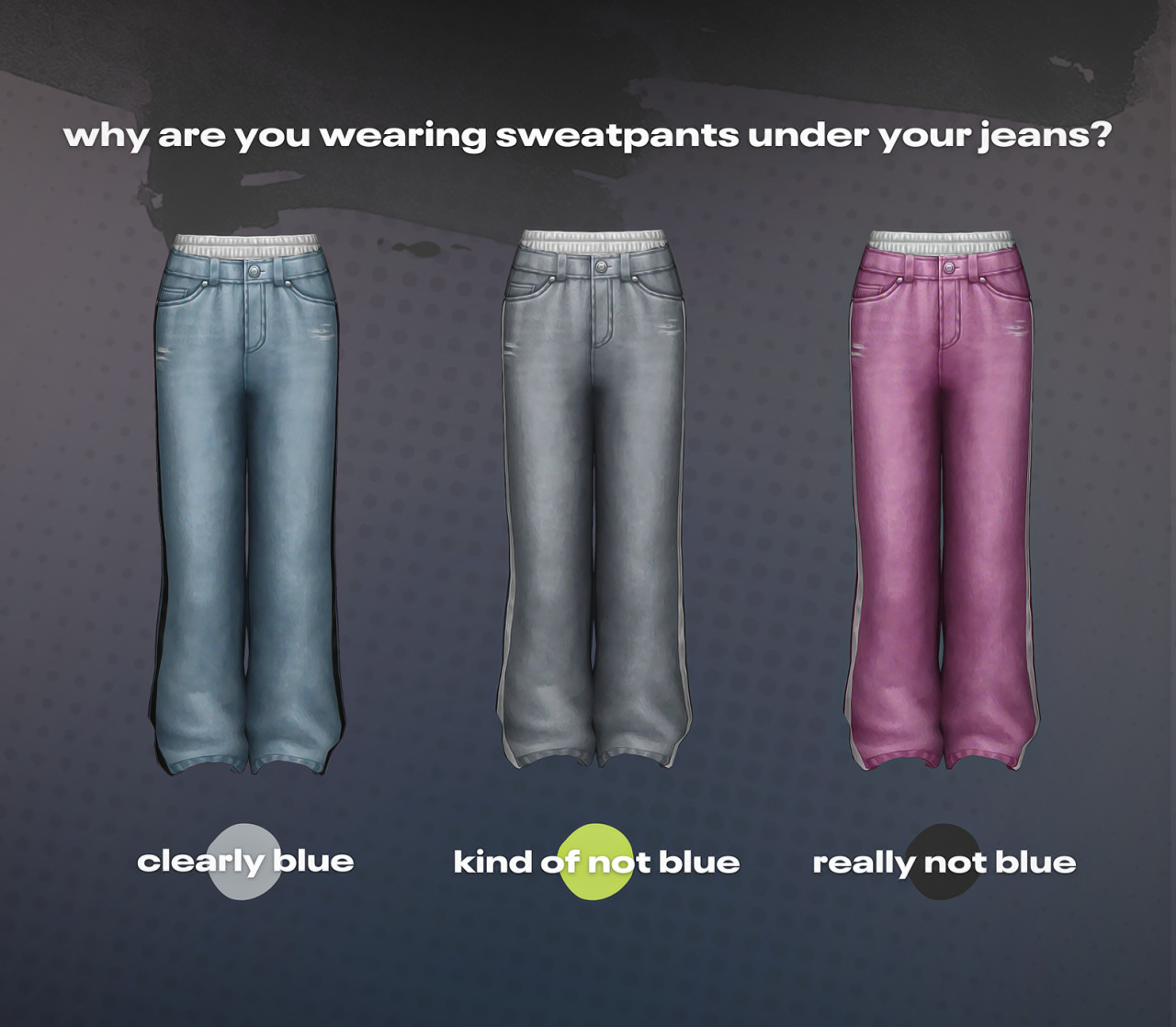 Джинсы TOXIC JEANS Sims 4