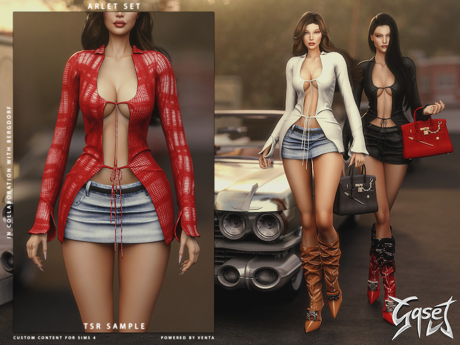 Кофта Arlet Top Sims 4