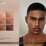 Скинтон Leon Skin Sims 4
