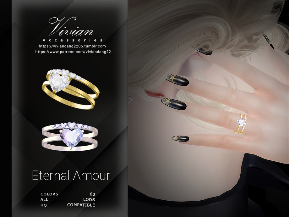 Кольцо Eternal Amour Ring Sims 4