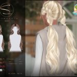 Прическа Double Braids Vacation Vibes Sims 4 Прическа Double Braids Vacation Vibes Sims 4