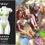 Купальник Alice Bikini Sims 4 Купальник Alice Bikini Sims 4
