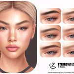 Брови Eyebrows Z80 Sims 4 Брови Eyebrows Z80 Sims 4
