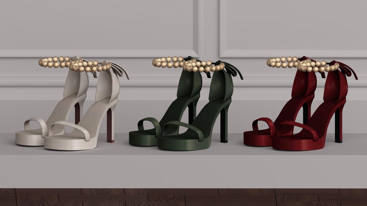 Босоножки Sylvia High Heels Sims 4
