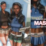 Футболка Dexter Top Sims 4 Футболка Dexter Top Sims 4