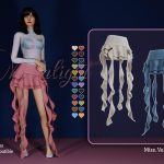 Юбка Monet Skirt Sims 4 Юбка Monet Skirt Sims 4