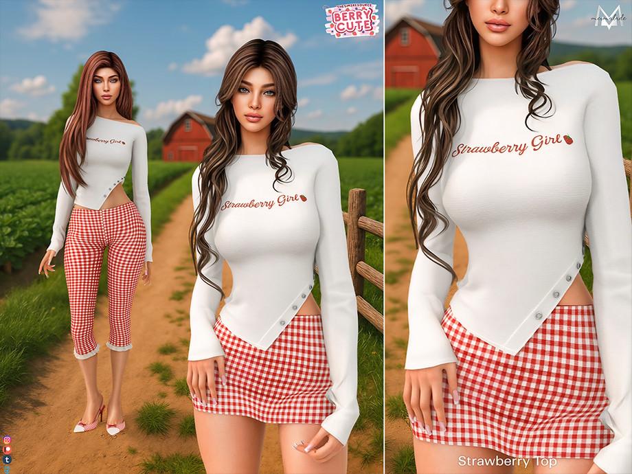 Комплект Strawberry Sims 4