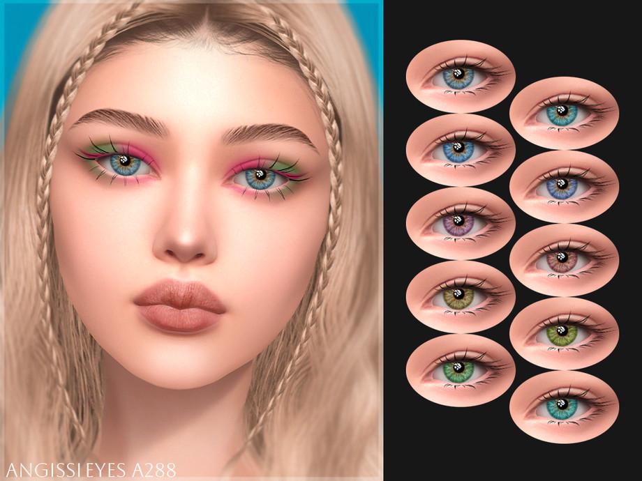 Косметика и линзы Eyeshadow A82 EYES A288 Sims 4