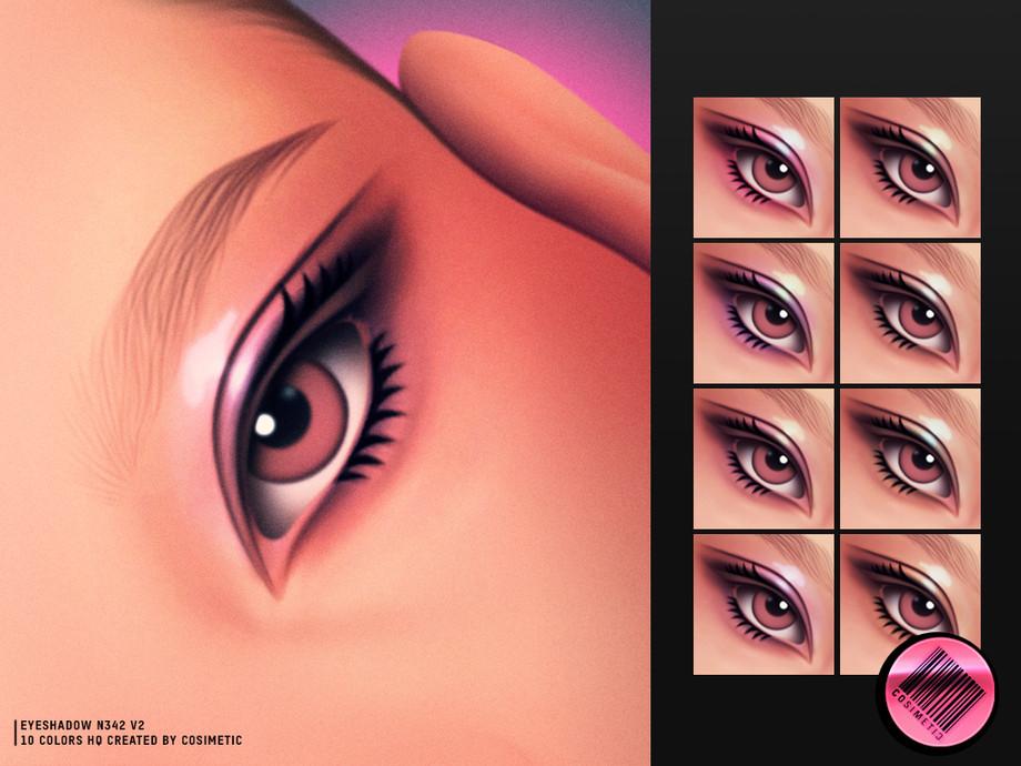 Тени для век Glossy Basic Eyeshadow 342 Sims 4