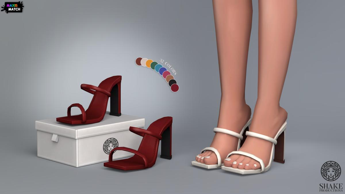 Обувь Alisha High Heels Sims 4