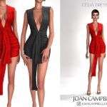 Платье Celia Dress Sims 4