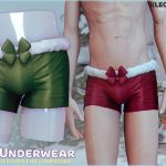 Праздничное нижнее белье Sylric Underwear Sims 4