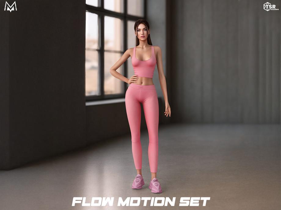 Сет для занятий спортом Flow Motion Clothes Set Sims 4