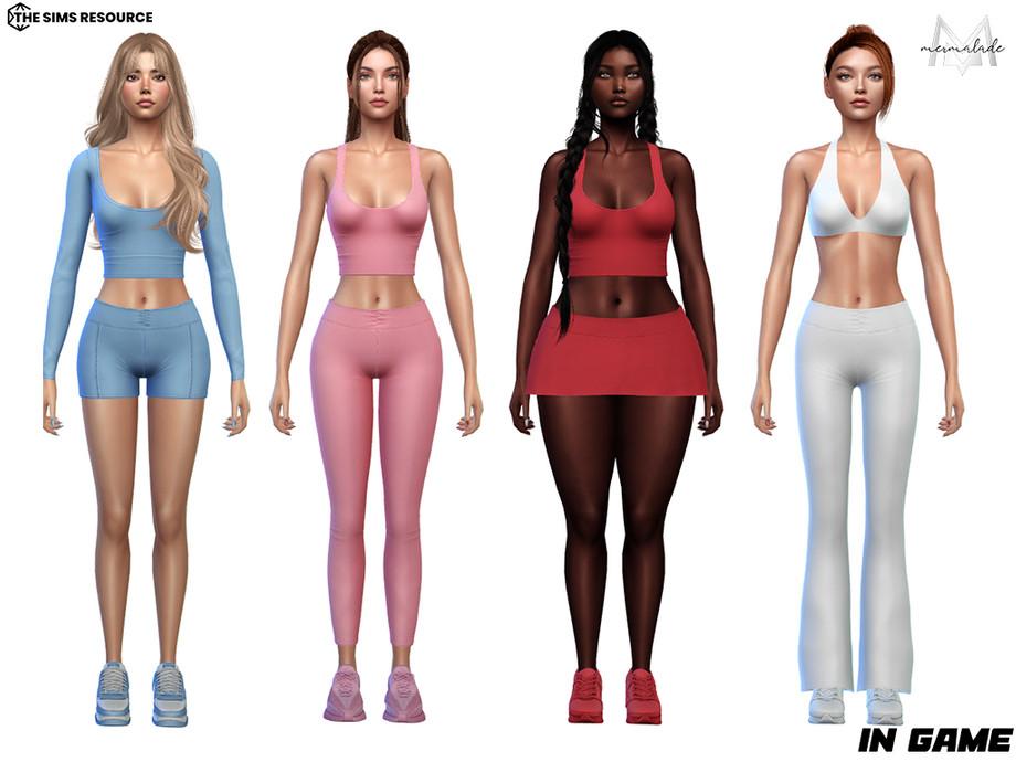 Сет для занятий спортом Flow Motion Clothes Set Sims 4