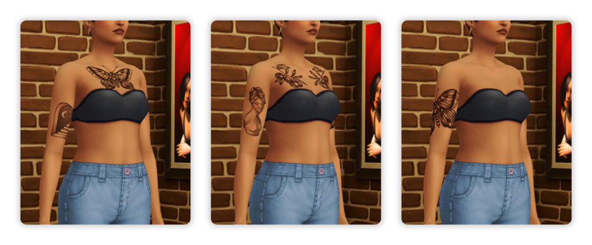 Татуировки Homemade Tattoos Part 2 Maxis Match Tattoos Sims 4