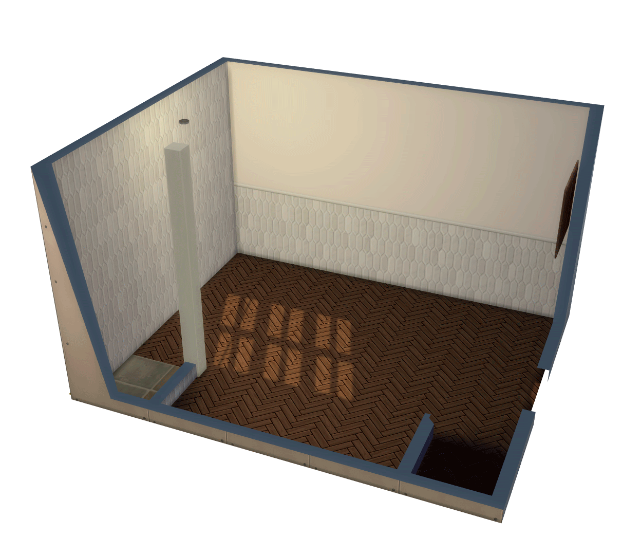 Ванная Cottage Diaries Part I Sims 4