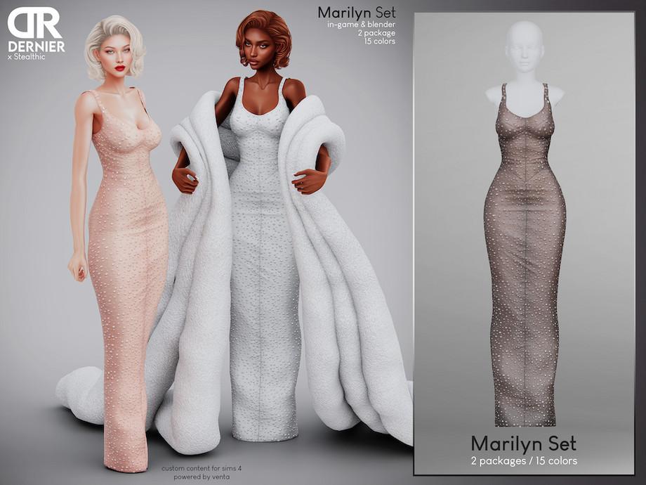 Комплект Marilyn Set Sims 4