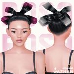 Прическа ROSA Sims 4 Прическа ROSA Sims 4