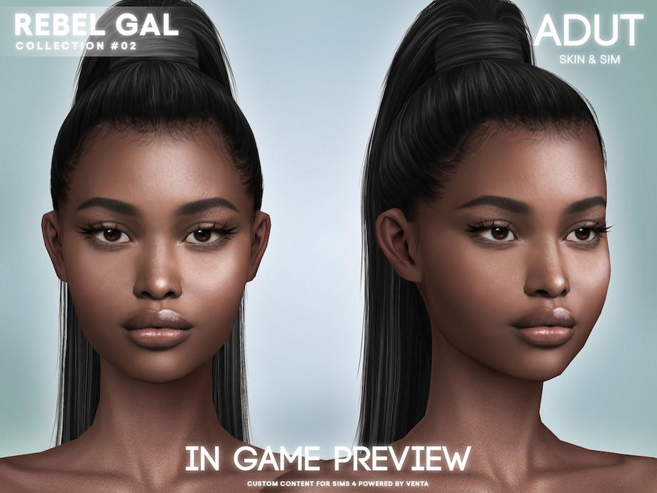 Скинтон Adut Skin Sims 4