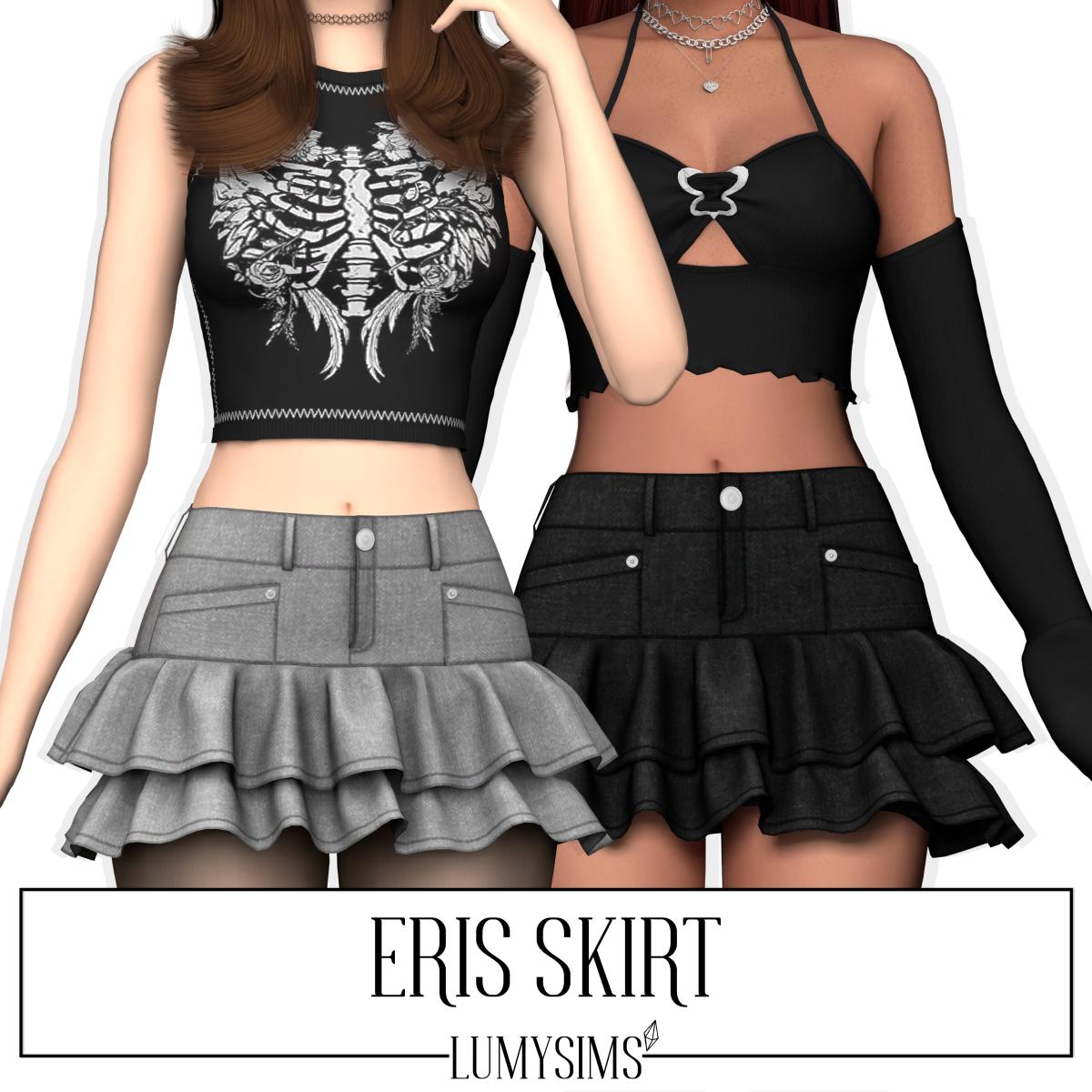 Юбка Eris Skirt Sims 4