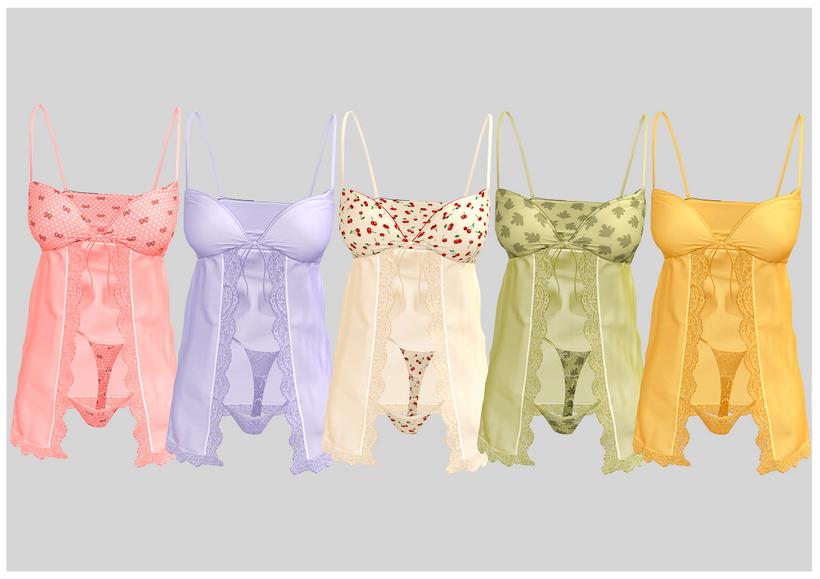 Комплект нижнего белья Eve Babydoll Sims 4