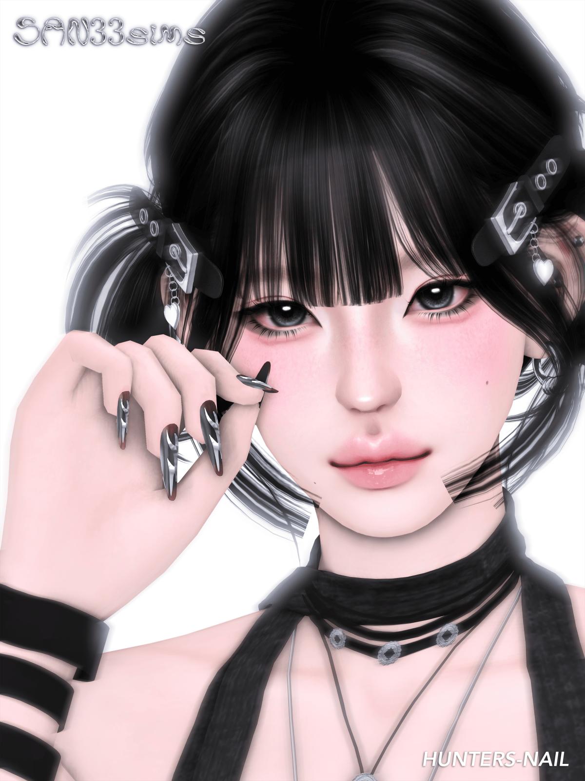 Маникюр Hunters Nail Sims 4