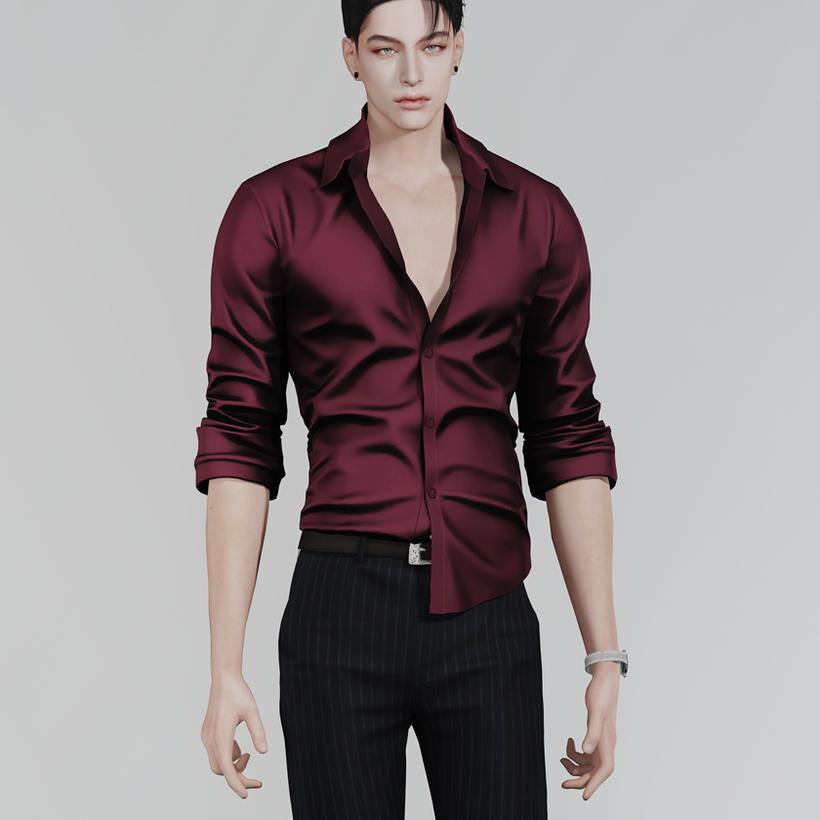 Рубашка Collar Shirt 11 Sims 4