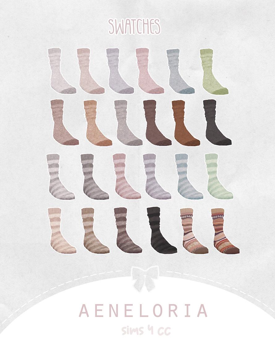 Носки Warm Socks Sims 4