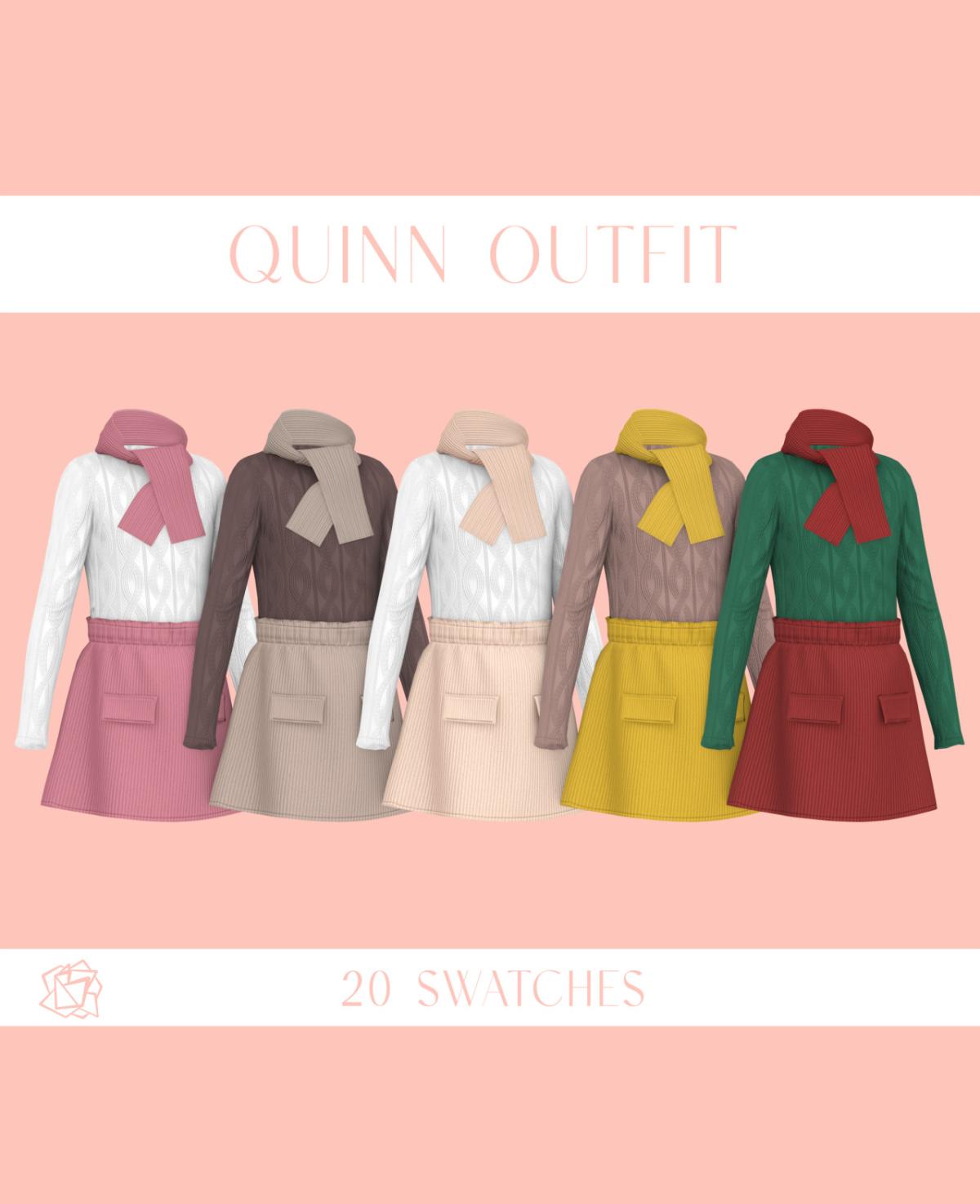 Одежда Fall Children's Set Sims 4
