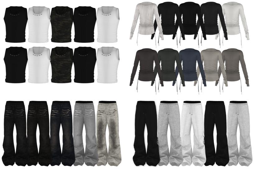 Комплект Escapist Outfit Set Sims 4