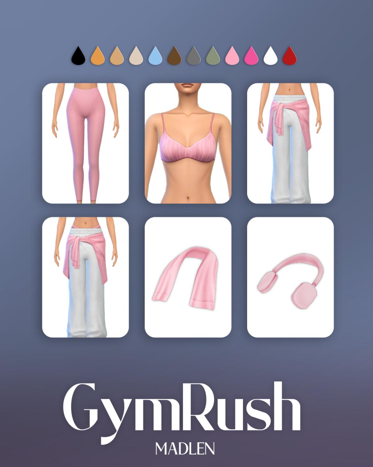 Комплект GymRush Set Sims 4