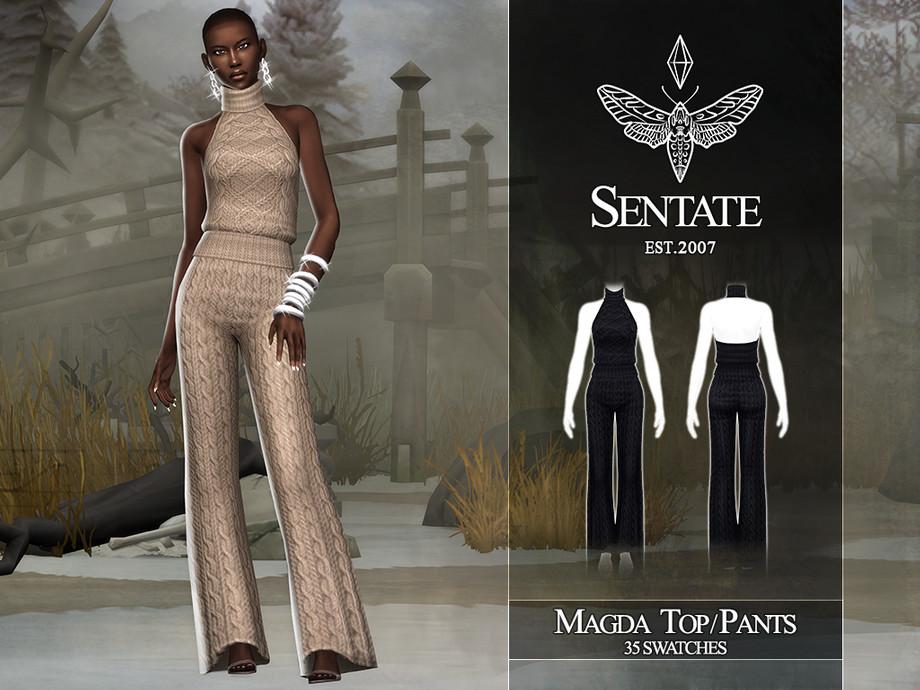 Комплект Magda Top And Pants Sims 4
