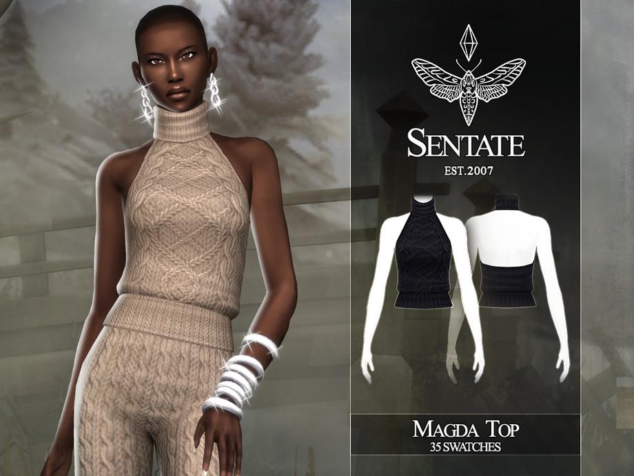 Комплект Magda Top And Pants Sims 4