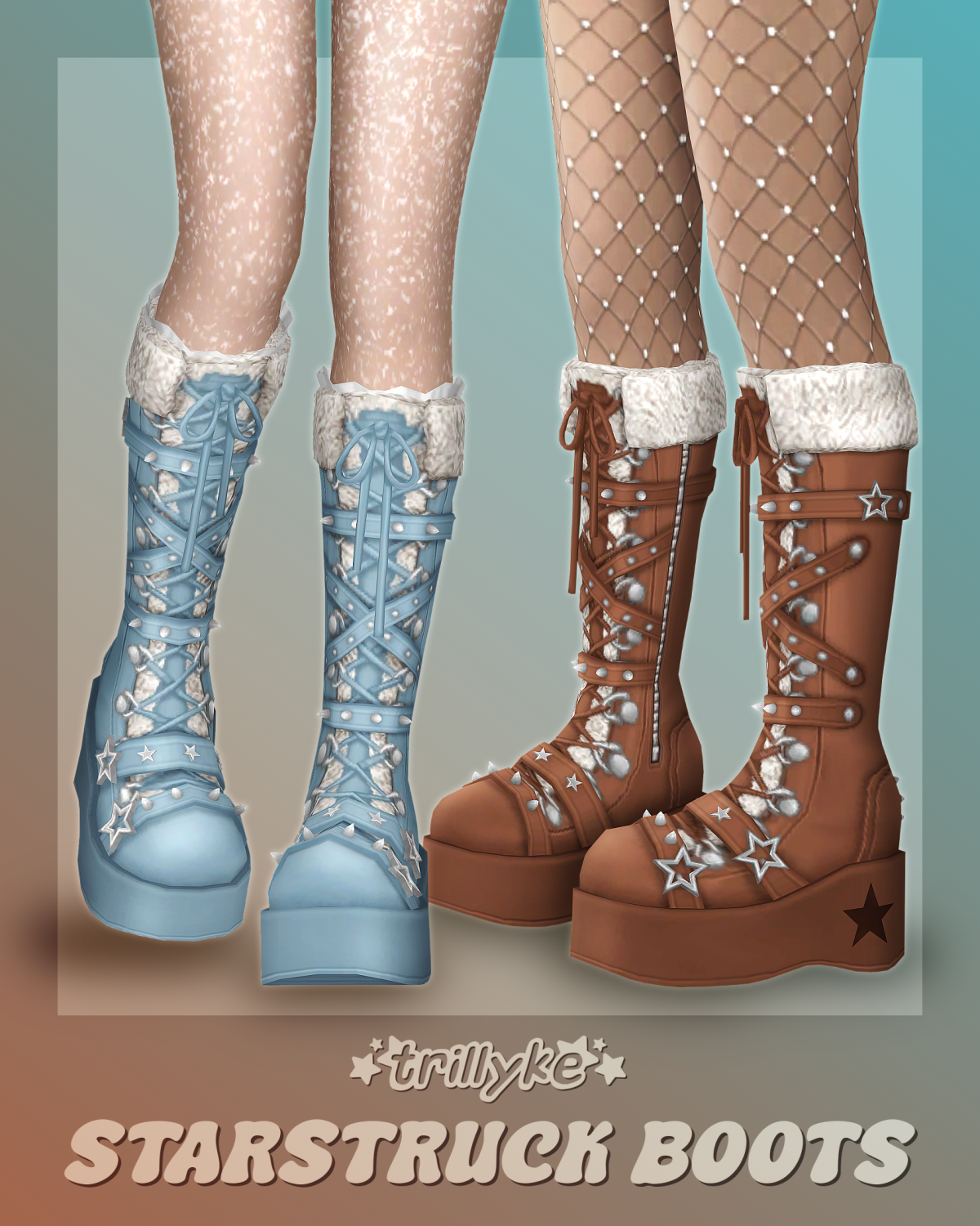 Обувь Starstruck Boots Sims 4
