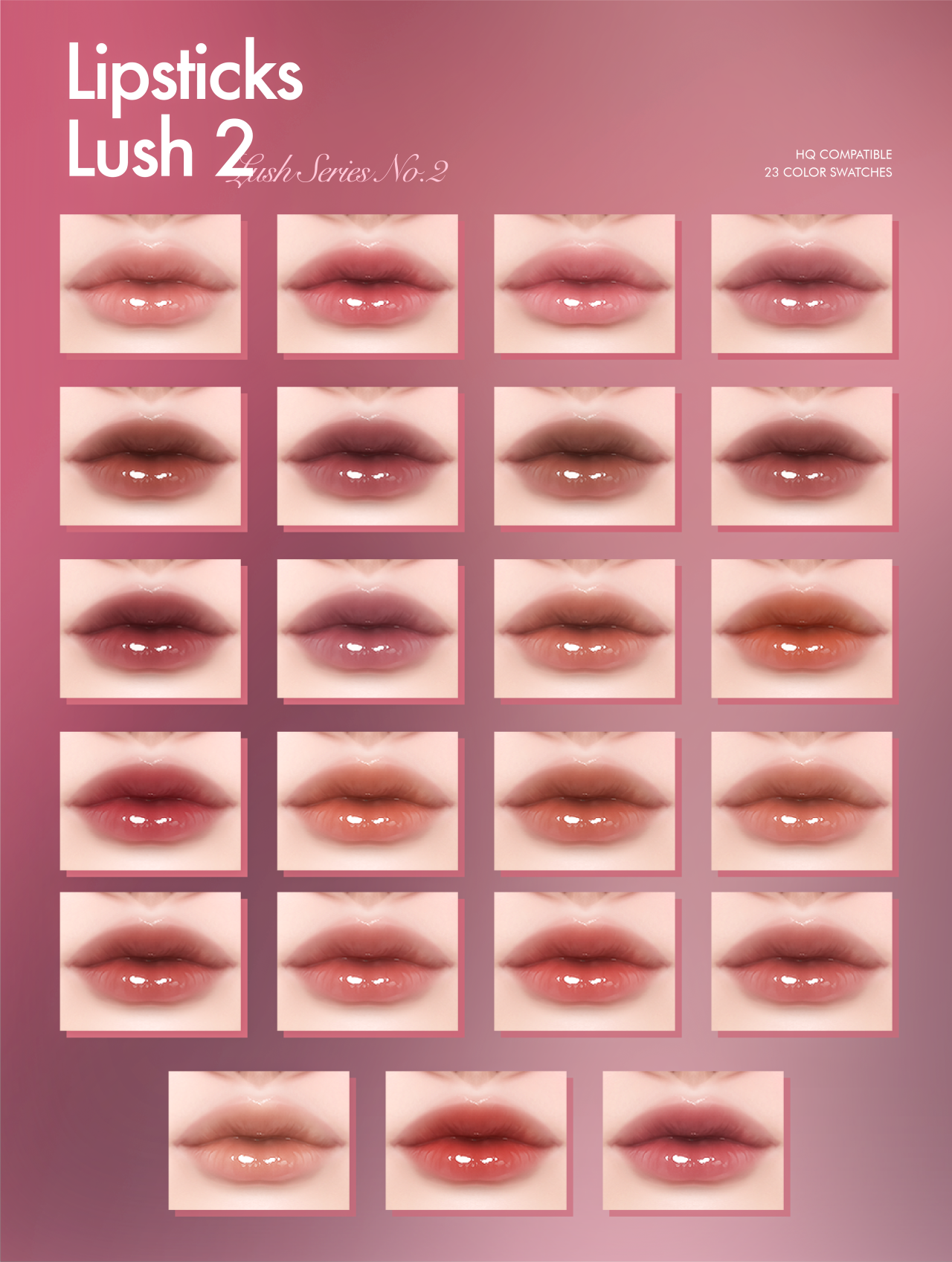 Блеск для губ Lush Lipsticks 2 Sims 4