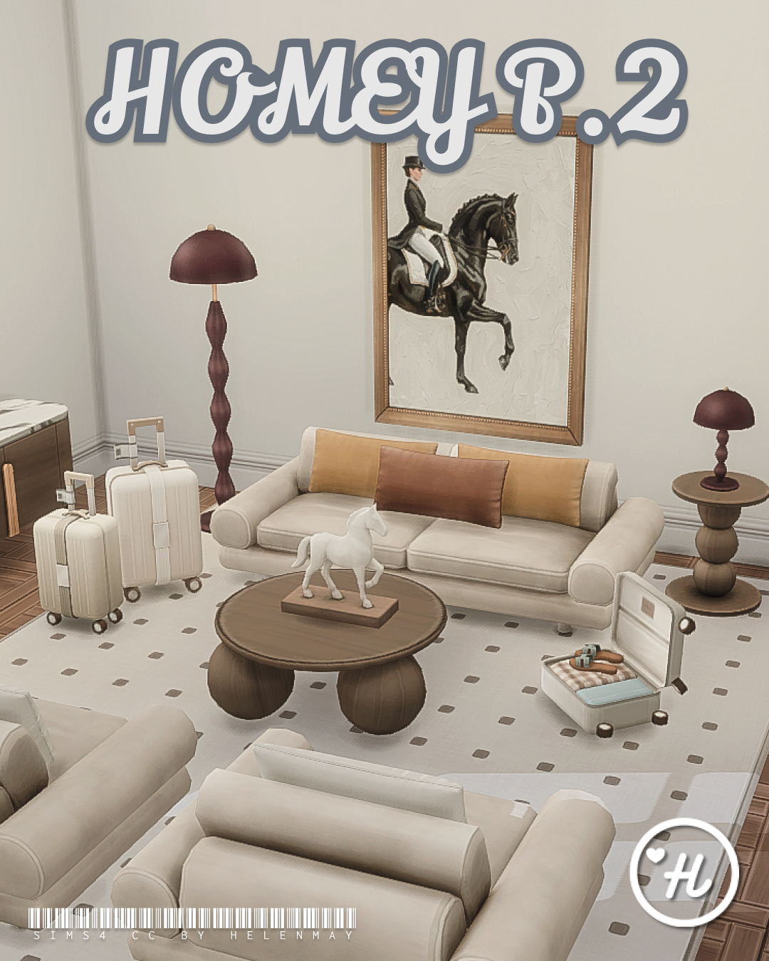 Гостиная Homey Part 2 Sims 4