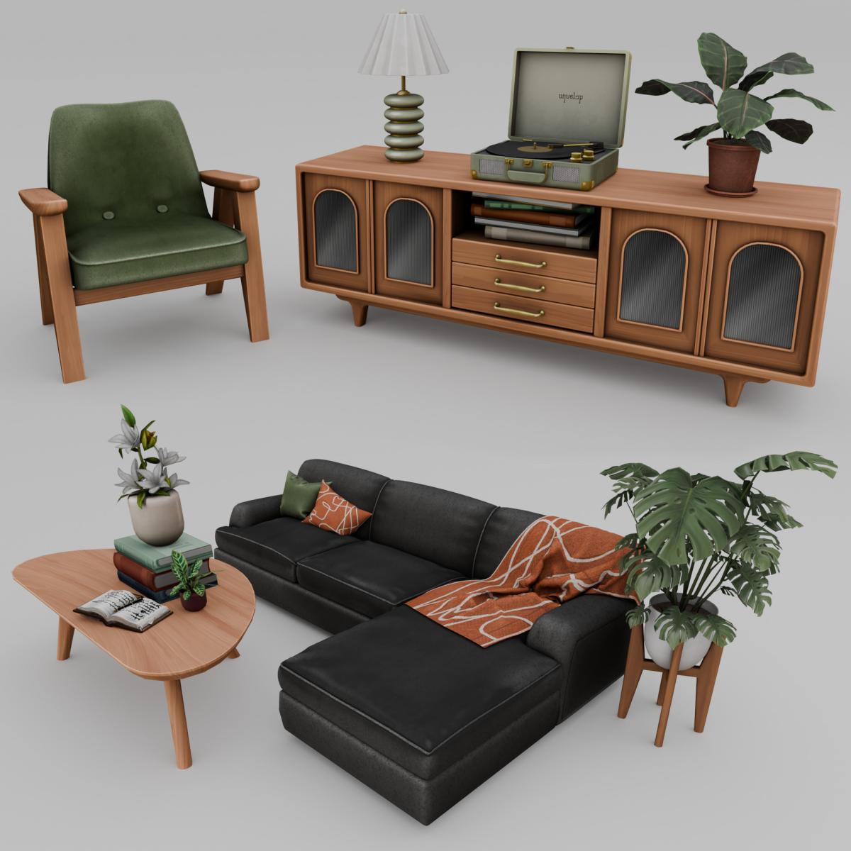 Мебель Talet Set Sims 4